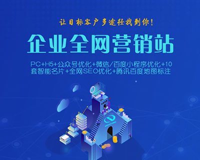 企业全网营销站5合1：5800元